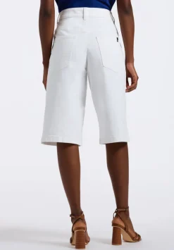 Jackie Women's Jorts, White - BL16074