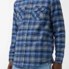 Jaral Men’s Shacket in Blue Plaid - BM24163