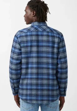 Jaral Men’s Shacket in Blue Plaid - BM24163