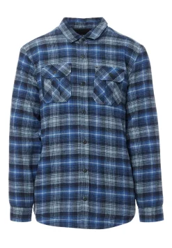 Jaral Men’s Shacket in Blue Plaid - BM24163