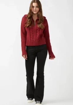 Joplin High Rise Flared Women's Coated Jeans in Black - BL15945