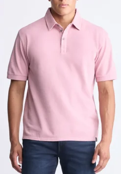 Kabold Men's Classic Polo, Lilas Pink - BM24515