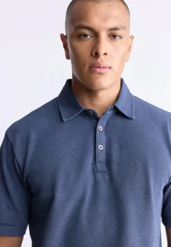 Kabold Men's Classic Polo, Midnight Blue - BM24515