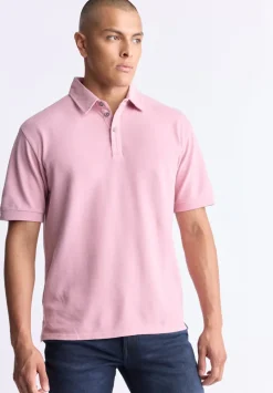 Kabold Men's Classic Polo, Lilas Pink - BM24515