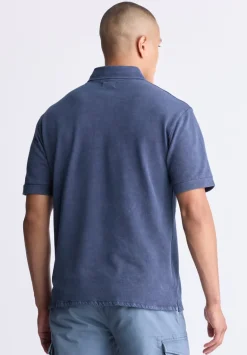 Kabold Men's Classic Polo, Midnight Blue - BM24515