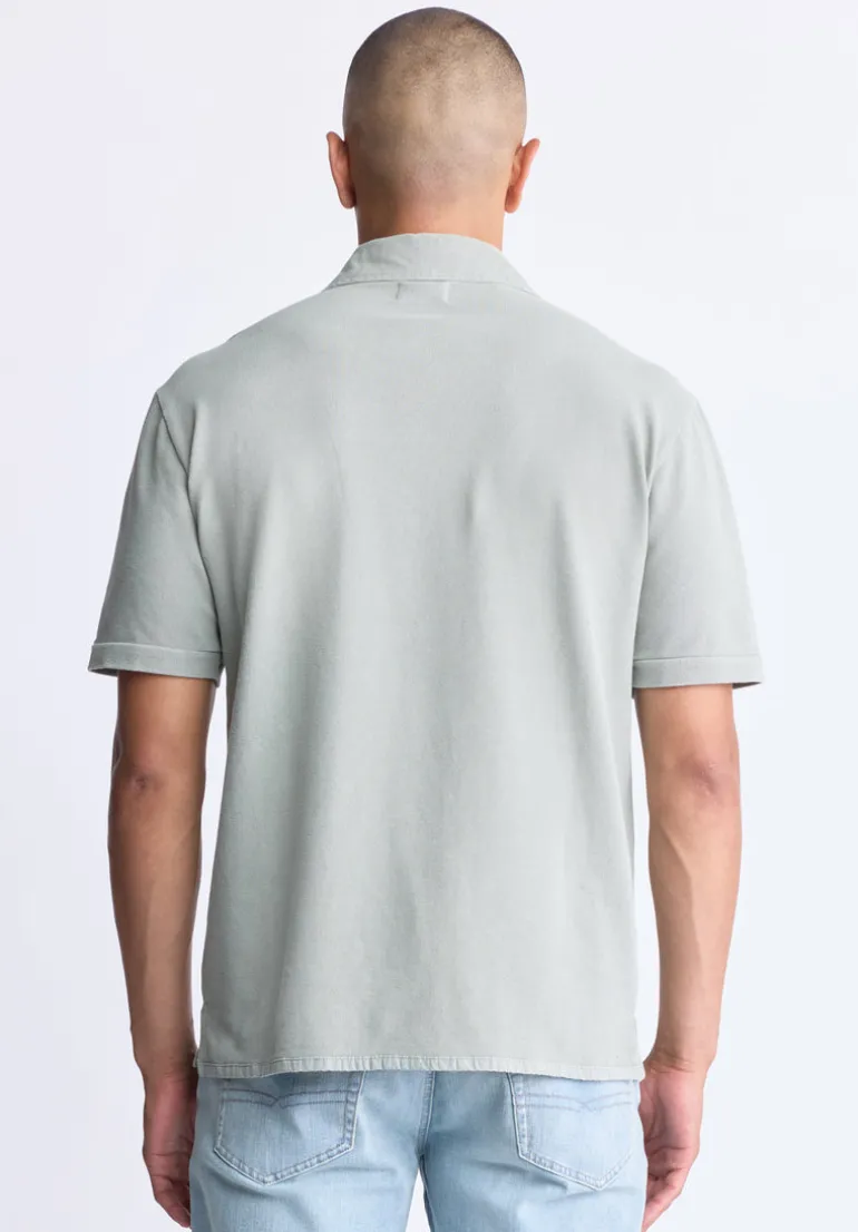 Kabold Men's Classic Polo, Iceberg Green - BM24515