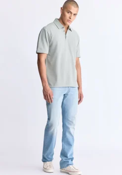 Kabold Men's Classic Polo, Iceberg Green - BM24515