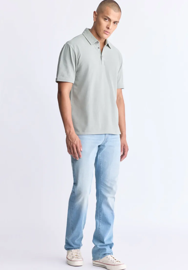 Kabold Men's Classic Polo, Iceberg Green - BM24515