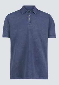 Kabold Men's Classic Polo, Midnight Blue - BM24515
