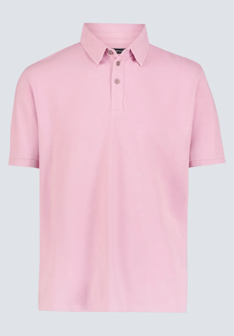 Kabold Men's Classic Polo, Lilas Pink - BM24515
