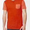 Kaddy Men’s Short-Sleeve Top in Orange - BM23991
