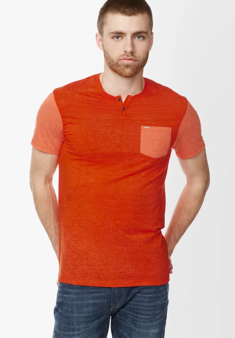 Kaddy Men’s Short-Sleeve Top in Orange - BM23991