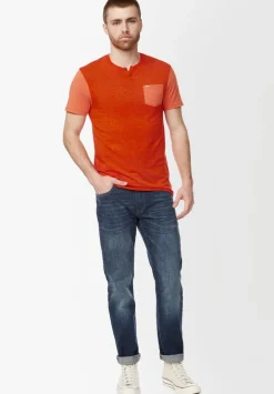 Kaddy Men’s Short-Sleeve Top in Orange - BM23991