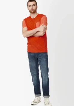 Kaddy Men’s Short-Sleeve Top in Orange - BM23991