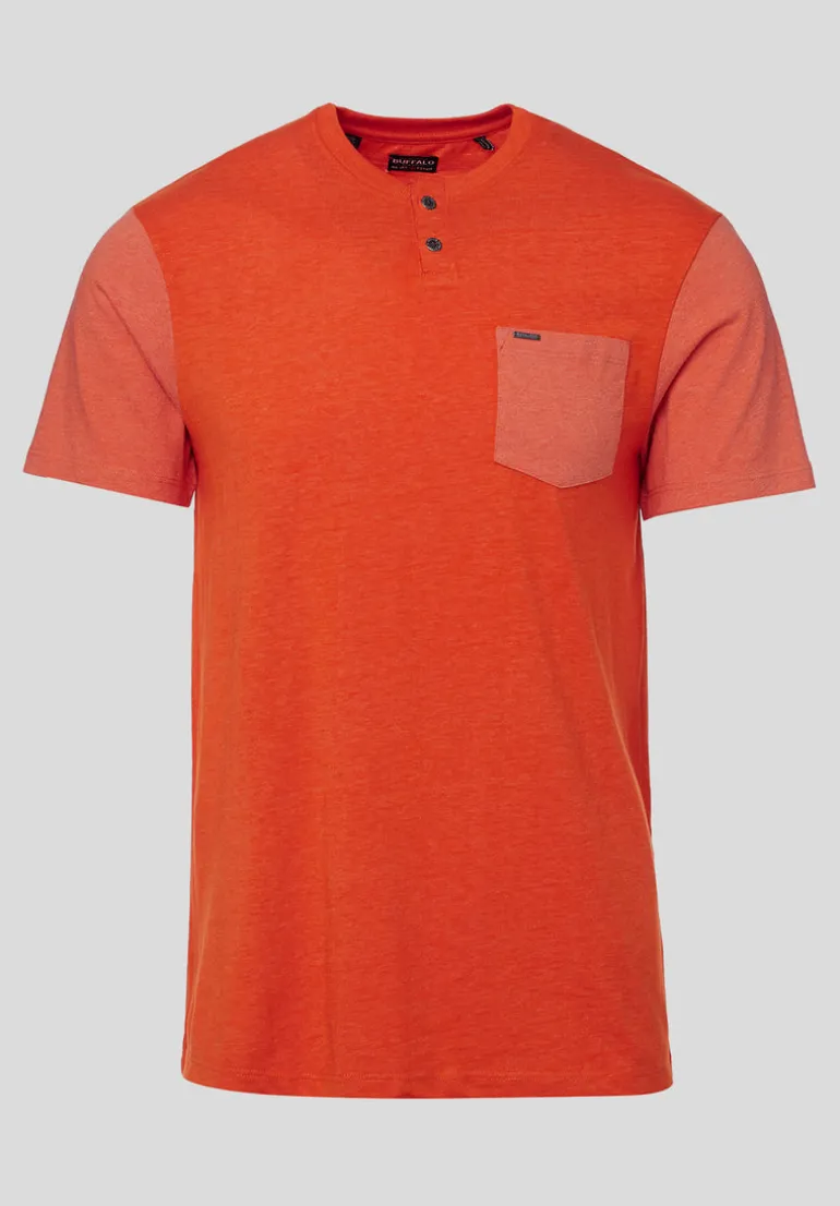 Kaddy Men’s Short-Sleeve Top in Orange - BM23991