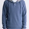 Kafom Men's Hooded Long-Sleeve Top, Midnight Blue - BM24433