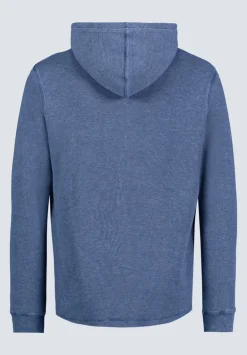 Kafom Men's Hooded Long-Sleeve Top, Midnight Blue - BM24433
