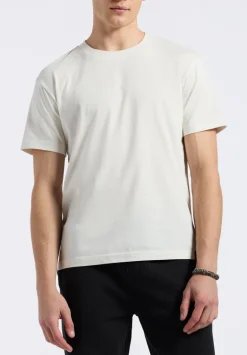 Kanto Men's Short-Sleeve Crew Neck Jersey T-Shirt, Milk - BM24603