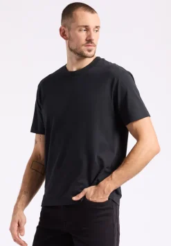 Kanto Men's Short-Sleeve Crew Neck Jersey T-Shirt, Black - BM24603
