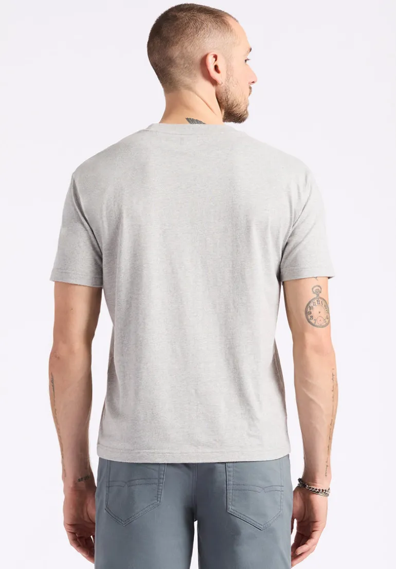 Kanto Men's Short-Sleeve Crew Neck Jersey T-Shirt, Heather Grey - BM24603