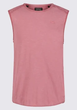 Karmola Men's Sleeveless Top in Mineral Red - BM24235