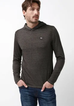 Kathim Men’s Long-Sleeve Top in Black - BM24051