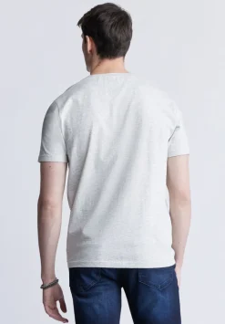 Kennel Men's T-shirt with Pocket, Light Heather Blue - BM24459
