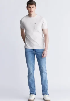 Kennel Men's T-shirt with Pocket, Light Heather Pink - BM24459