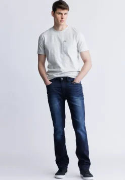 Kennel Men's T-shirt with Pocket, Light Heather Blue - BM24459