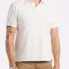 Kindell Men's Short-Sleeve Piqué Polo, Milk - BM24608