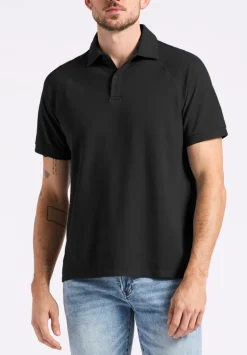 Kindell Men's Short-Sleeve Piqué Polo, Black - BM24608