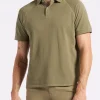 Kindell Men's Short-Sleeve Piqué Polo, Army Green - BM24608