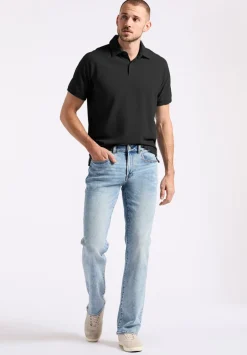 Kindell Men's Short-Sleeve Piqué Polo, Black - BM24608