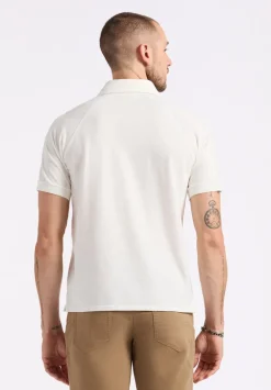 Kindell Men's Short-Sleeve Piqué Polo, Milk - BM24608