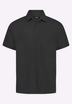 Kindell Men's Short-Sleeve Piqué Polo, Black - BM24608