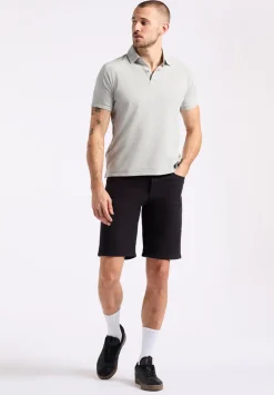 Kindell Men's Short-Sleeve Piqué Polo, Heather Grey - BM24608