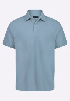 Kindell Men's Short-Sleeve Piqué Polo, Mirage Blue - BM24608