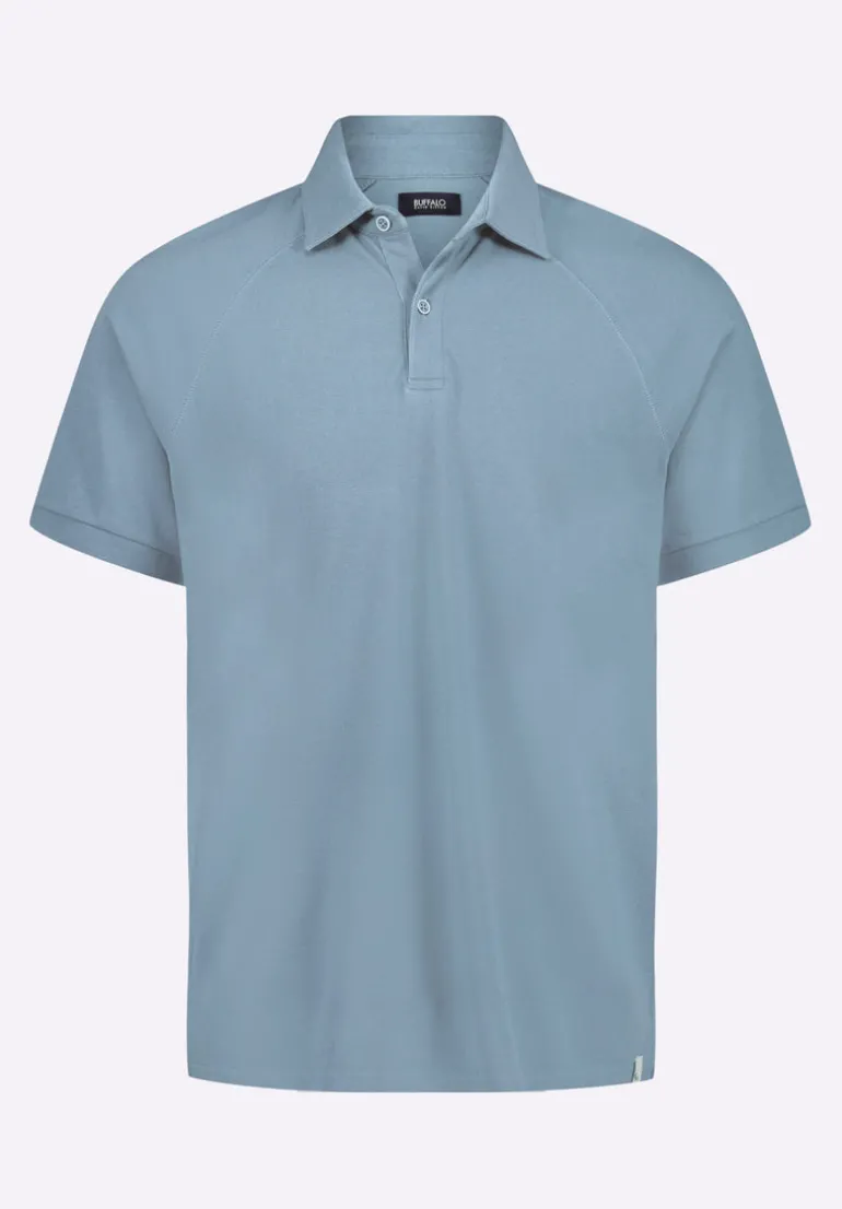 Kindell Men's Short-Sleeve Piqué Polo, Mirage Blue - BM24608