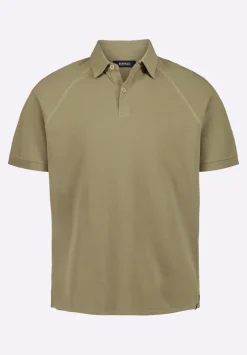 Kindell Men's Short-Sleeve Piqué Polo, Army Green - BM24608