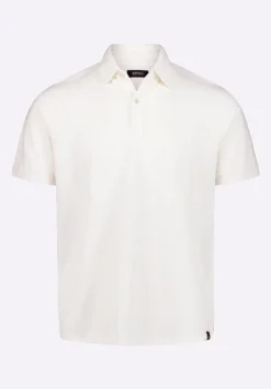 Kindell Men's Short-Sleeve Piqué Polo, Milk - BM24608