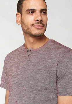 Kique Men's Slub Cotton T-Shirt in Pink - BM23463