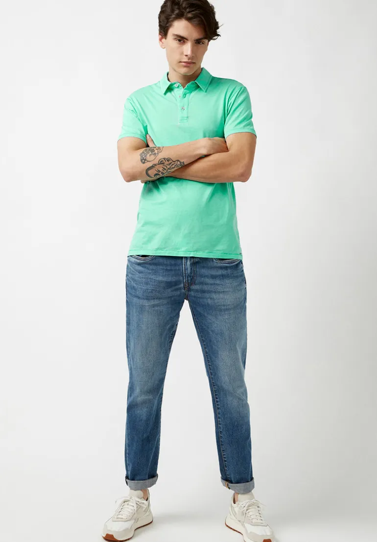 Kumok Burnout Polo Shirt - BM23928