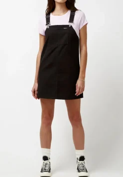 Leah Black Overall Dress - BL15918
