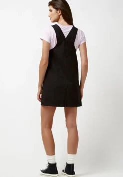 Leah Black Overall Dress - BL15918