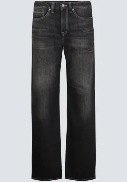 Loose Fit Matt Men's Jeans, Vintage Sanded Black - BM26007
