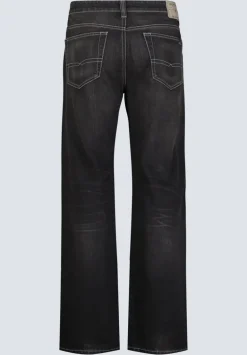 Loose Fit Matt Men's Jeans, Vintage Sanded Black - BM26007