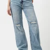 Low & Loose Gwen Women's Jeans in Sanded Blue - BL15873