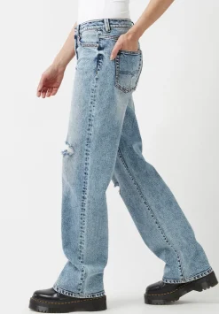 Low & Loose Gwen Women's Jeans in Sanded Blue - BL15873