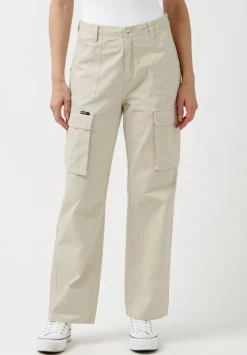 Low Rise Straight Gia Beige Cargo Pants - BL15915