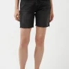 Maggie Whiskered Black Vintage Mom Shorts - BL15920